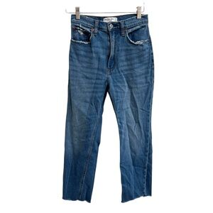 Abercrombie & Fitch The Ankle Straight Ultra High Rise jeans size 25/0s